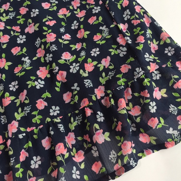 Abercrombie Girls Blue Floral Dress - Picture 4 of 7